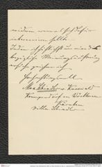 Nachlass Franz Steindachner, Brief von Max Schindler an das k.k. naturhistorische Hofmuseum (23.08.1911), Inv.Nr. 453.01, Seite 2